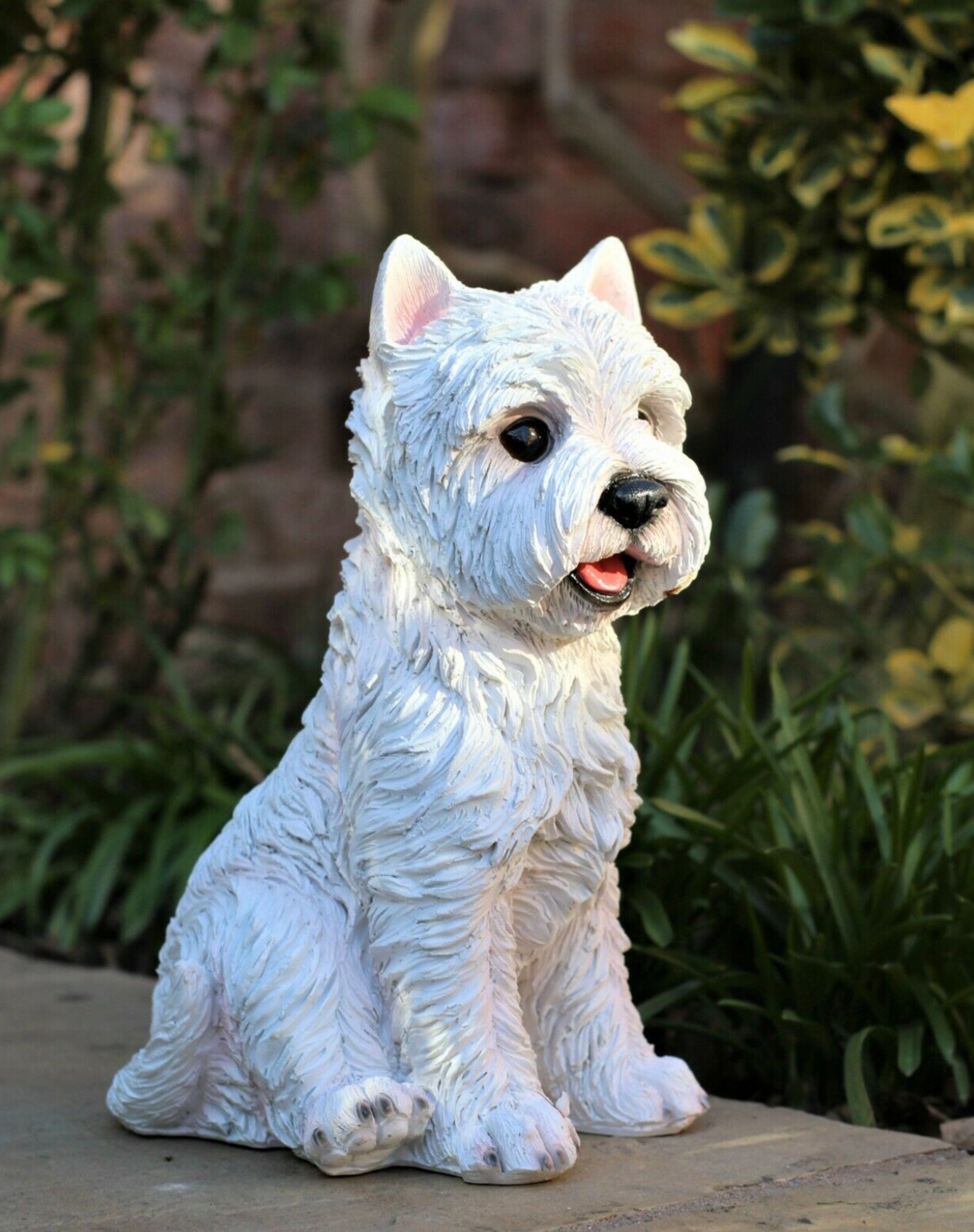 Garden Ornament Westie Dog Highland Terrier Animal decoration Etsy