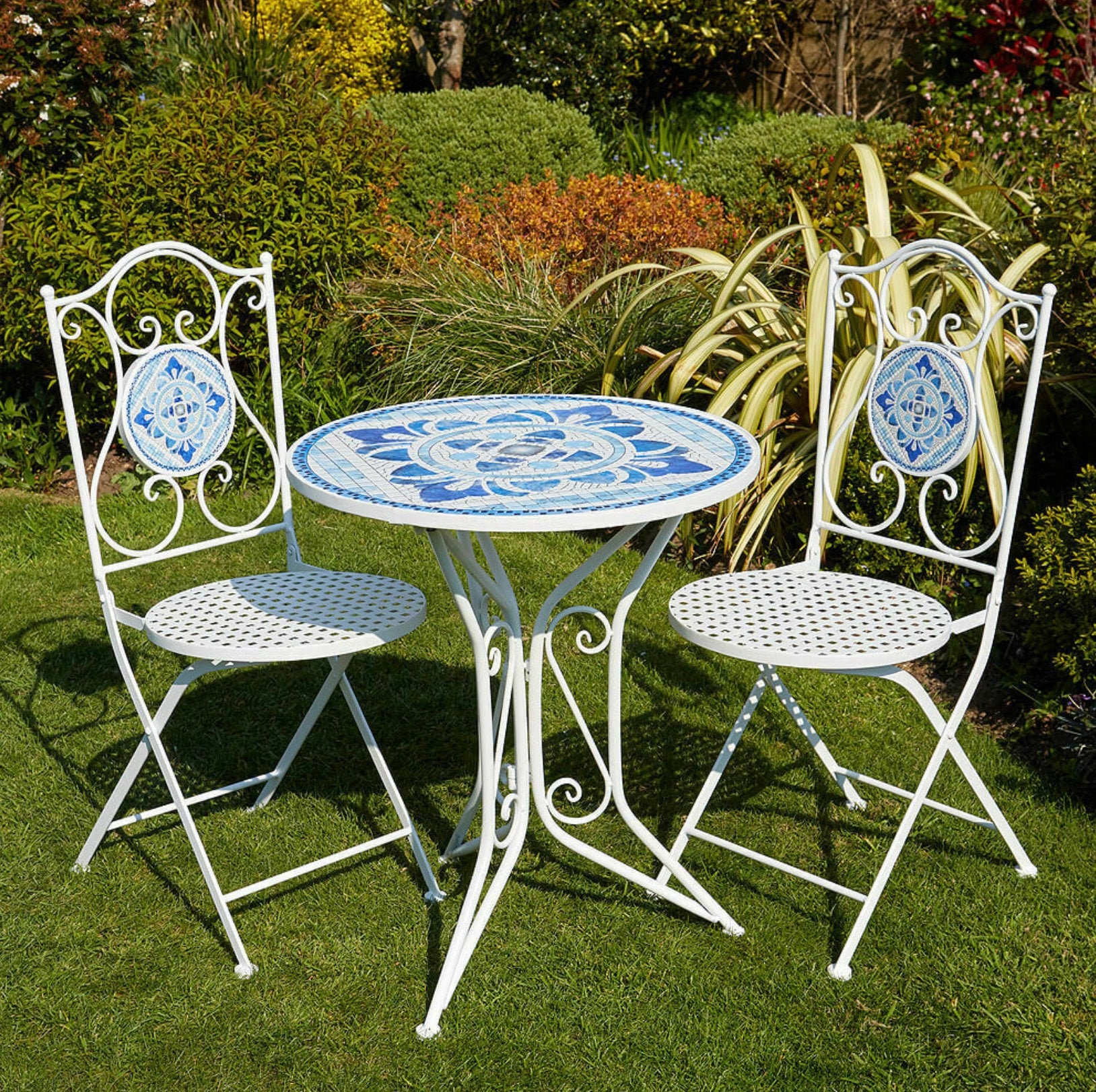 Mosaik Bistro Keramik Fliesen Set Outdoor Terrasse Garten Etsy