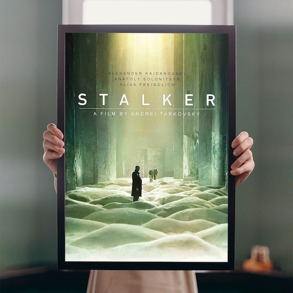 Stalker 1979 Film POSTER PRINT A5 A2 70er Jahre Andrei Tarkovsky Kult sowjetischen Sci-Fi Kino Film Wand Kunst Dekor