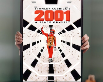 2001: A Space Odyssey 1968 Movie POSTER PRINT Si-Fi Cult Classic A4 A2 60s Kubrick Cinema Film Wall Art Decor