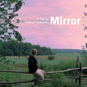Affiche de film miroir 1975 impression A5-A1 des années 70 Andrei Tarkovsky culte soviétique cinéma vintage Fan de film art mural