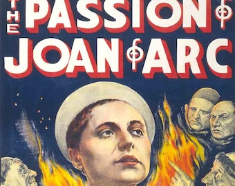 ジャンヌ・ダルクの受難 (1928) ポスター サイレント フランス歴史映画