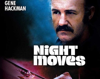 Night Moves 1975 Movie POSTER PRINT A5-A2 70s Gene Hackman Thriller Film Wall Art American Cinema Decor