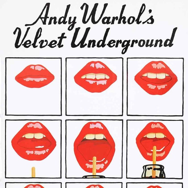 The Velvet Underground & Nico Band POSTER PRINT A5 A1 Andy Warhol 60s Pop Art Rock Music Wall Album Decor