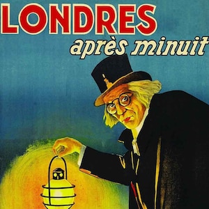 London After Midnight Movie POSTER PRINT A5 A2 20s Lost Vintage Old Hollywood Film Wall Art Decor