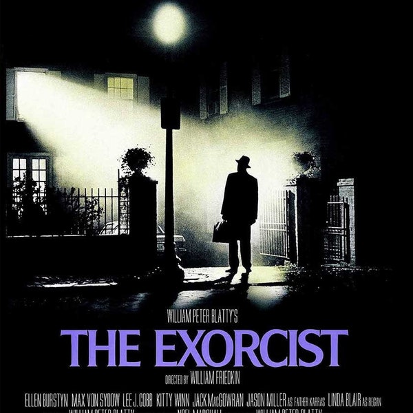 The Exorcist 1973 Movie POSTER PRINT A5-A2 William Friedkin Classic 70s Cult Horror Film Cinema Wall Art Decor