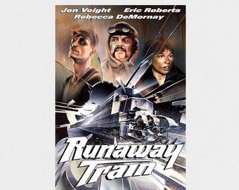 Runaway Train 1985 Movie POSTER PRINT A5 A2 Jon Voight 80s Cult Prison Escape Cinema Film Wall Art