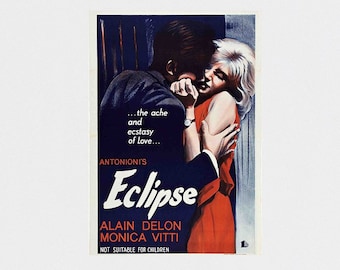 L'ECLISSE Movie POSTER PRINT A5 A1 60s Antonioni Italian French Classic Cinema Alain Delon Film Art Decor Eclipse
