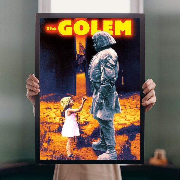 The Golem 1914 Movie POSTER PRINT A5 A1 Classic Silent Horror Cinema Vintage Film Wall Art Retro Decor