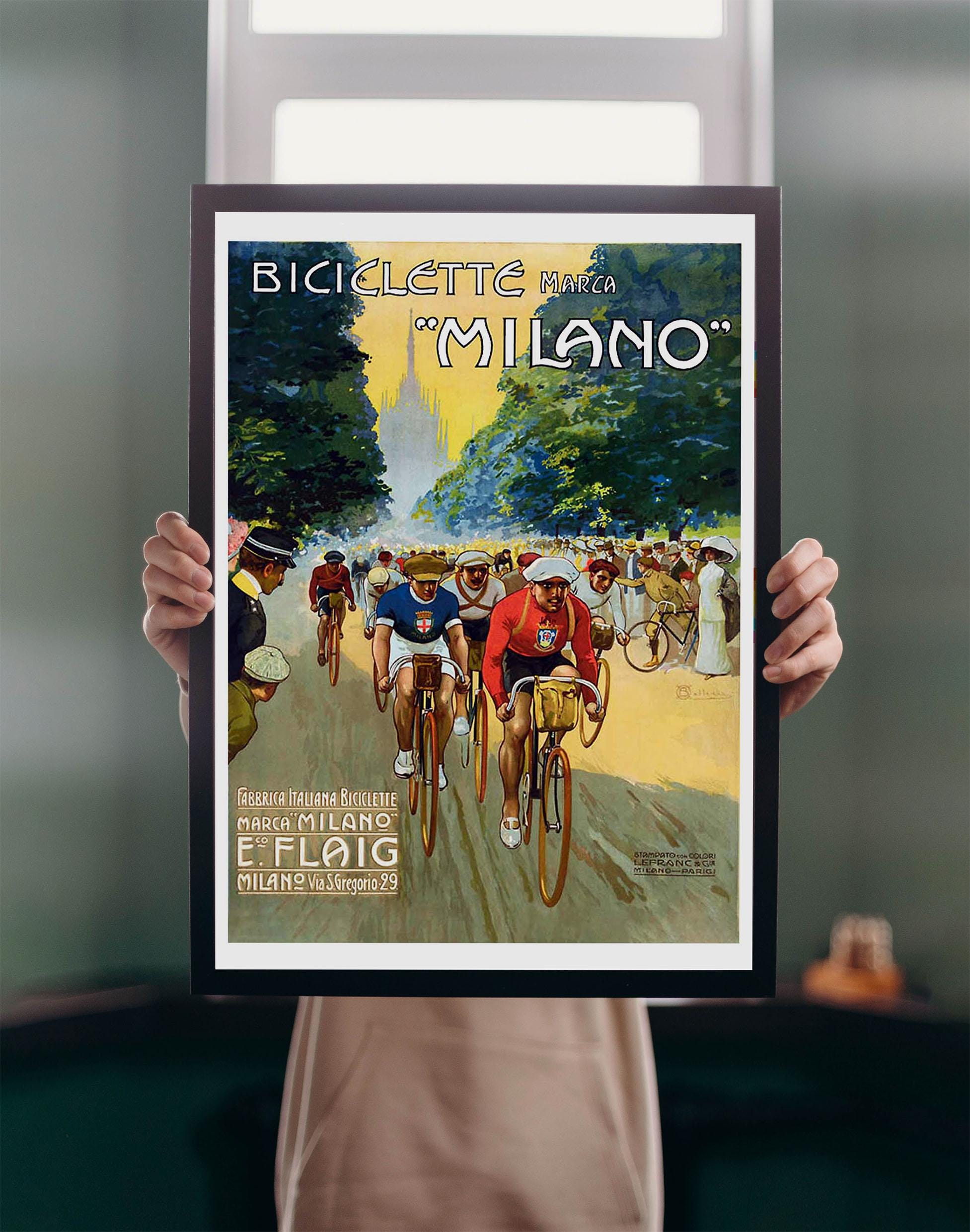 Poster Italy Cycling