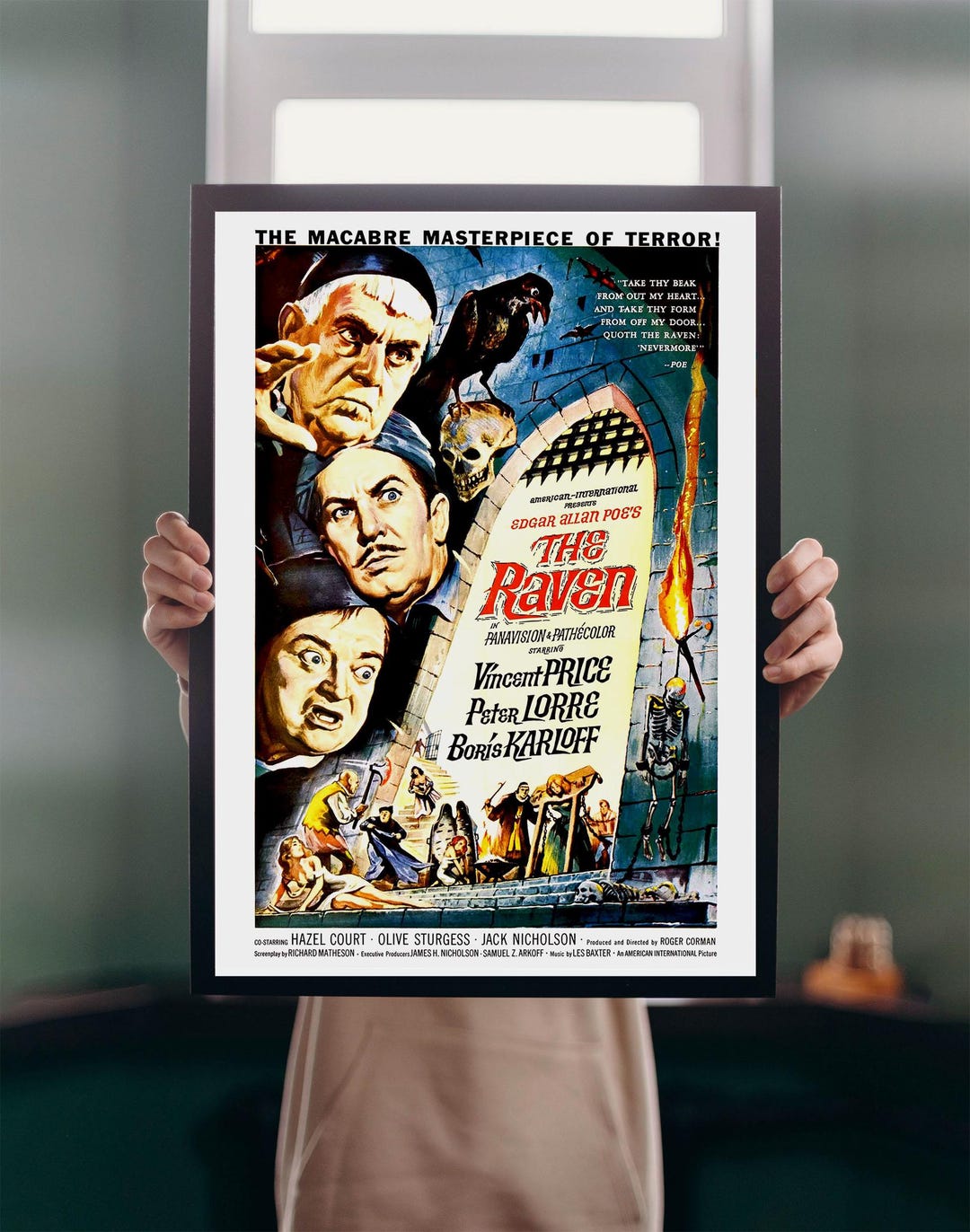 The Raven 1935 Movie POSTER PRINT A1 30s Cult Horror Boris Karloff Film ...