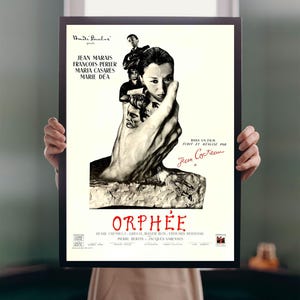 Orpheus 1950 Movie POSTER PRINT A5-A1 Jean Cocteau Vintage French Cinema Film 50s Wall Art Decor