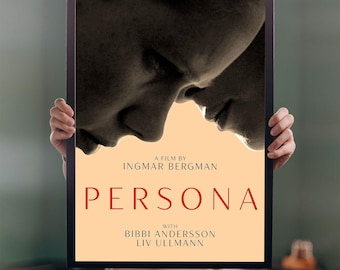 Persona 1966 filmposter PRINT A5-A1 jaren 60 Bergman Zweedse klassieke bioscoopfilm fanart muurdecoratie