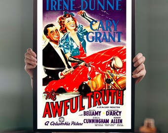 The Awful Truth Movie Poster: 1937 Classic Hollywood Film Art