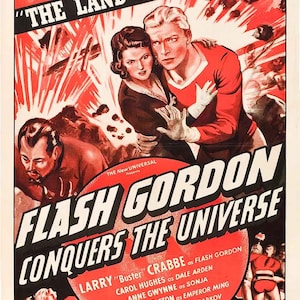 Flash Gordon 1936 Movie POSTER PRINT A5-A1 Jean Rogers Cult Film Cinema Wall Art Decor