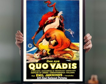 Quo Vadis 1924 Movie POSTER PRINT A5-A1 Classic Drama Cinema Vintage Film Wall Art Retro Decor