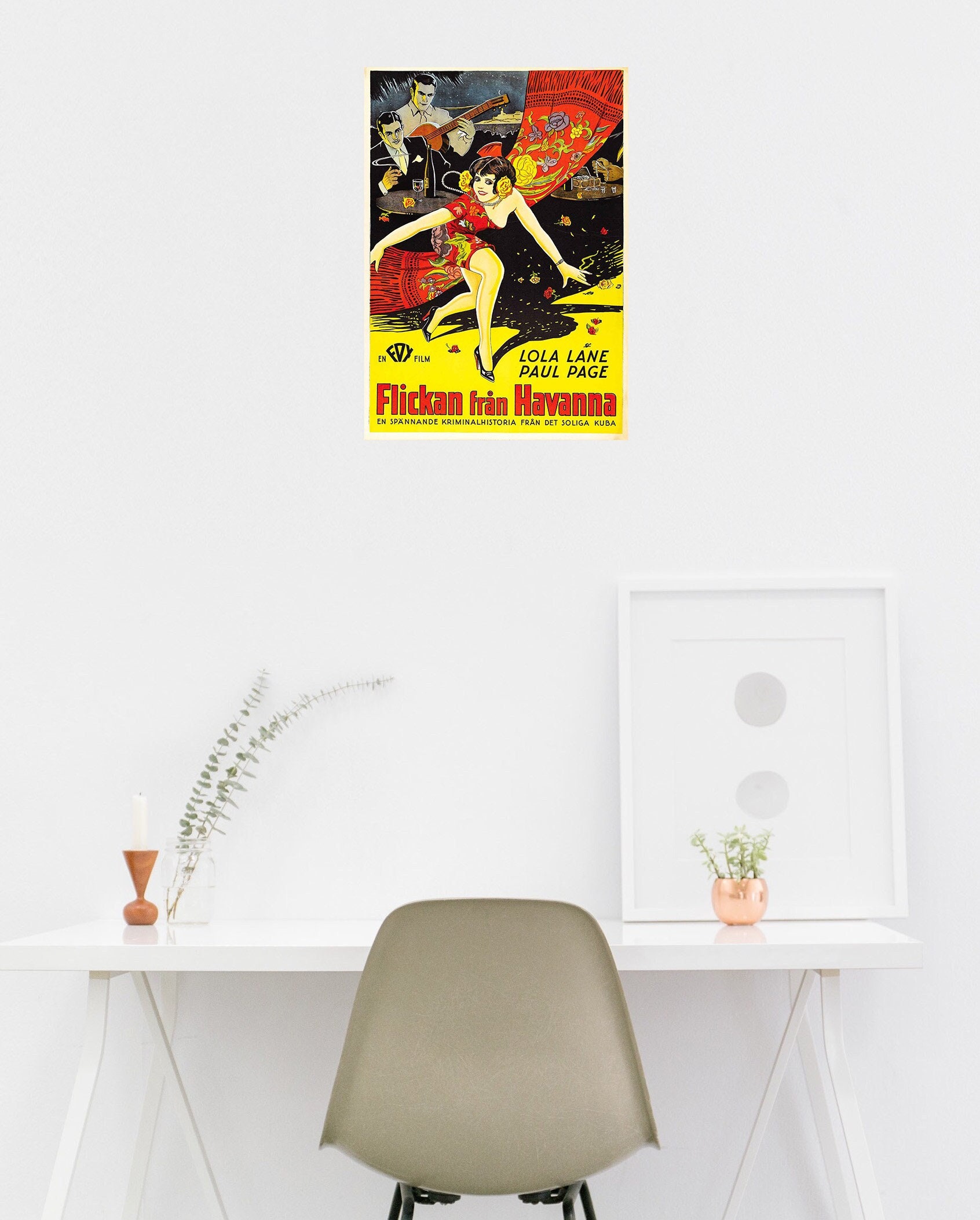 The Girl from Havana 1929 Movie POSTER PRINT A5-A1 Vintage Retro Old Hollywood Film Wall Art Decor