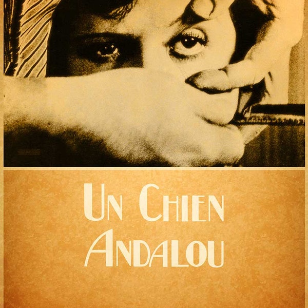 Un Chien Andalou Movie POSTER PRINT A5 A2 20s Andalou Dog vintage Surrealist French Film Wall Art