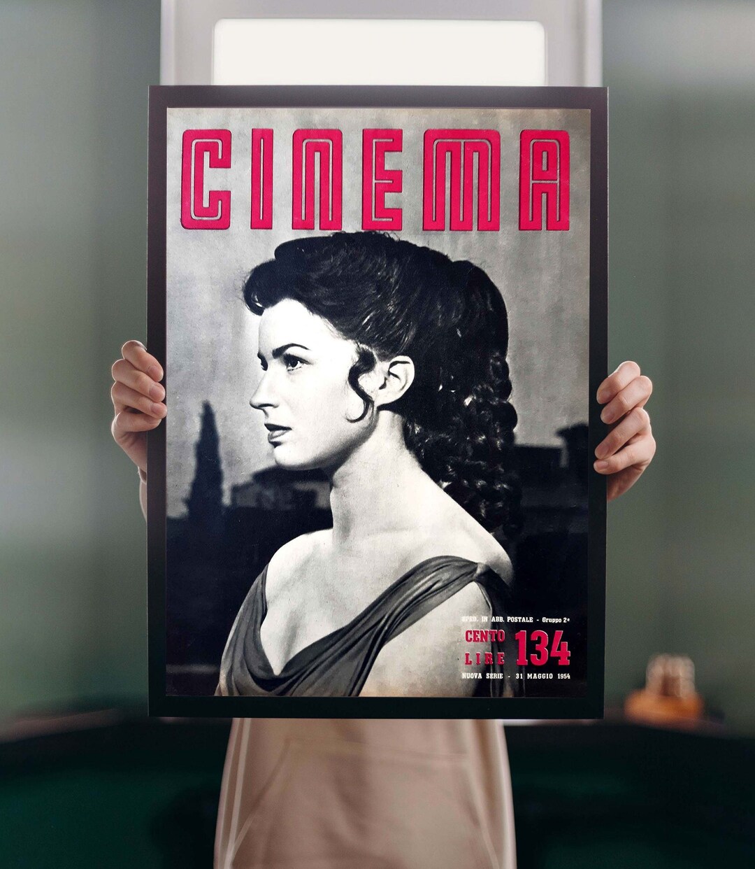 Affiche Vintage Cinéma Biennale Venezia 1942 – Reproduction HQ – 40x60 Cm – PostersAndCo