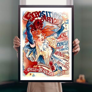 Poster Exhibition Liége 1903 Grand Prix POSTER PRINT A5A1 Poster Advert Show Wall Art Deco Bohemian French Design Wall Art Decor
