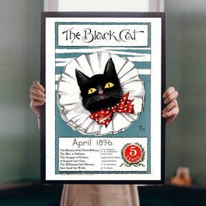 黒猫: オリジナル短編小説の月刊誌、7 月号、希少なヴィンテージ