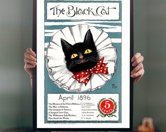 黒猫: オリジナル短編小説の月刊誌、7 月号、希少なヴィンテージ