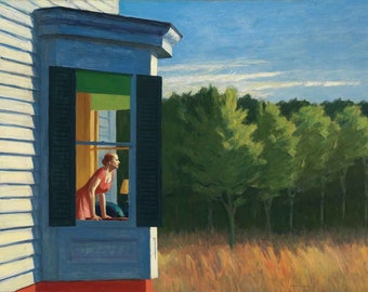 Cape Cod Morning 1950 POSTER PRINT A5 A2 Edward Hopper Painting American Realist Art Wall Decor