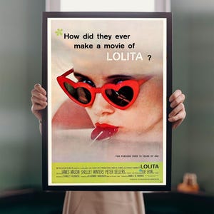 Lolita 1962 Film POSTER PRINT A5 - A1 60s Stanley Kubrick Classic Kino Nabokov Film Wand Kunst Dekor