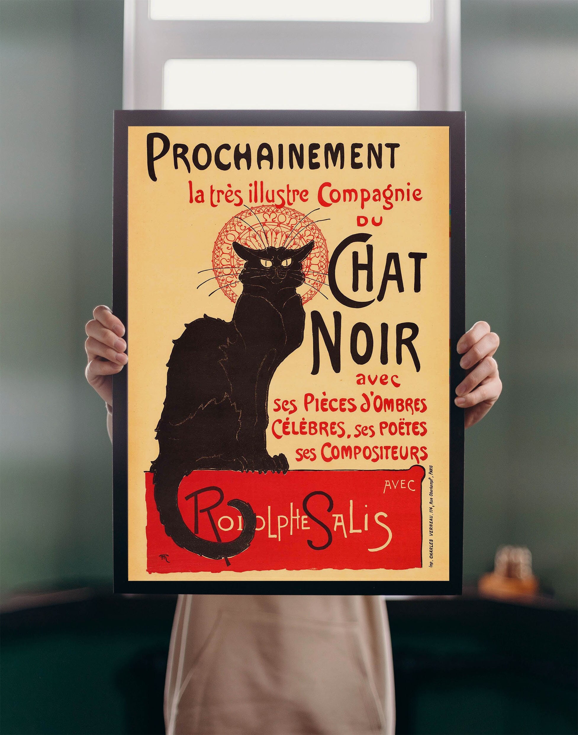 Le Chat Noir 1896 POSTER PRINT A5-A1 Black Cat Bohemian Cult