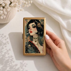 vintage cigarette case women Lady Cigarette Case