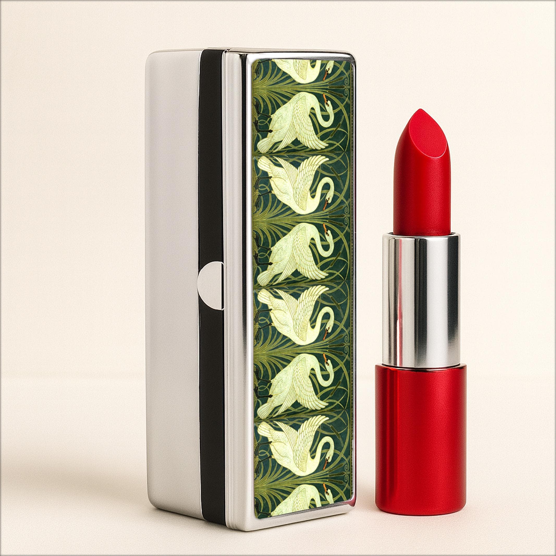 アンティーク　ヴィンテージ リップスタンド Silver lipstick holder vintage - Etsy 日本