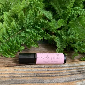 Muscle Soother roll-on, Natural Muscle Soother, Sore Muscle Soother, Essential Oil Blend, Muscle Pain, Natural Remedies, Chemical Free, 10ml