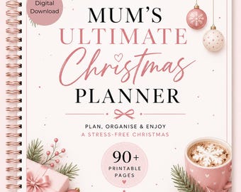 De ultieme kerstplanner voor mama - meer dan 80 printbare pagina's voor een stressvrije kerst.