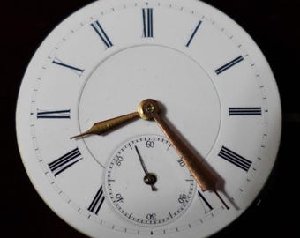 Swiss Lady Astor LS HC pocket watch movement Running good 35.5mm