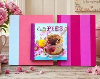 3 pc Pink Kitchen COOKBOOK BUNDLE: Barefoot Contessa at Home + Betty Crocker Cookbook + Cutie Pies. Excellent Condition. Curated Book Lot.