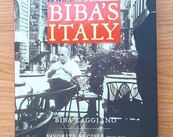 2 pc Lot: Vintage 2006 "BIBA’S ITALY ~ Favorite Recipes from the Splendid Cities" Cookbook by Biba Caggiano + 1979 "Pasta" Booklet.