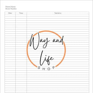 Scheda narrativa infermieristica stampabile