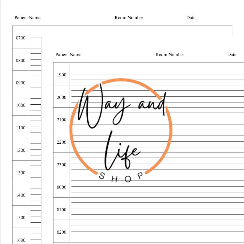 Pediatric Rounding Sheet - Etsy