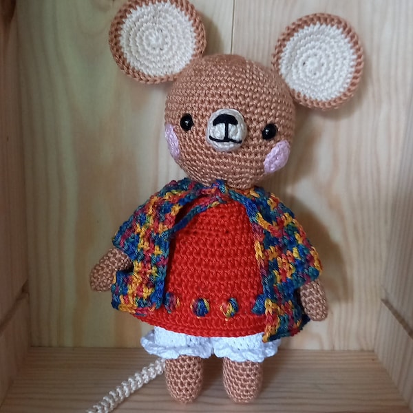 Doudou souris amigurumi