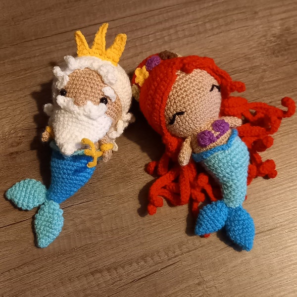 Sirène amigurumi