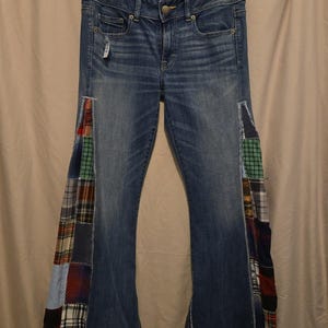 Upcycled Patchwork Jeans