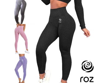 ROZ Leggings Seamless High Waisted Yoga Gym Fitness Pants