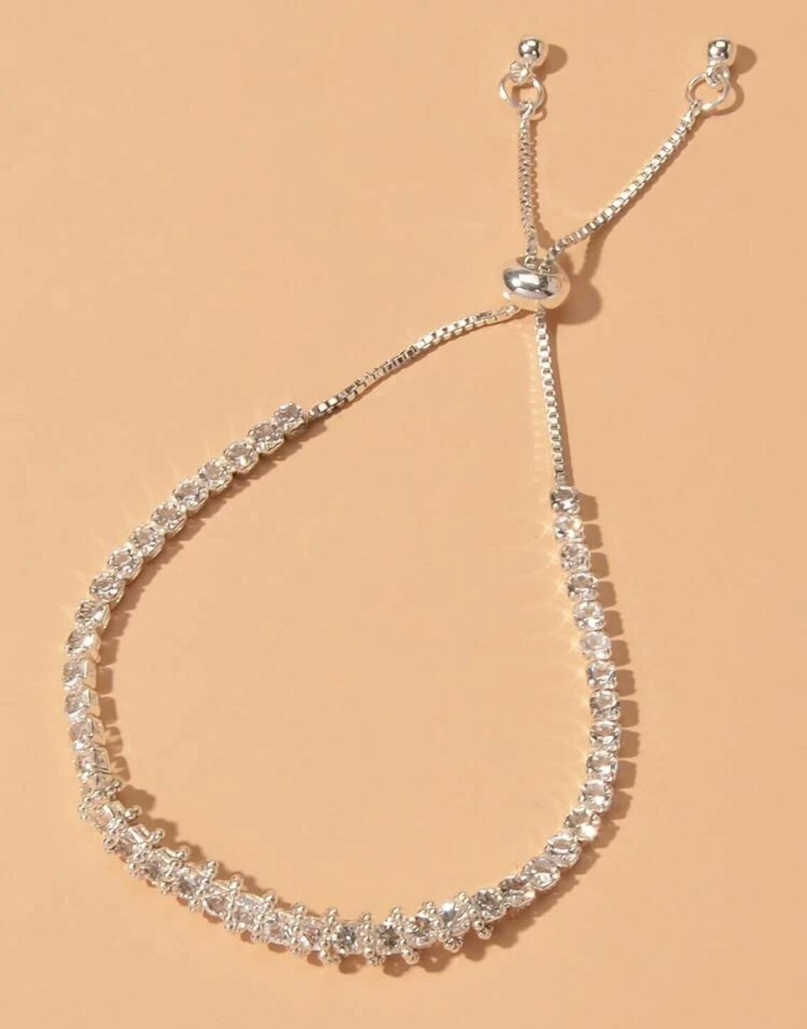 Adjustable silver bracelet Etsy