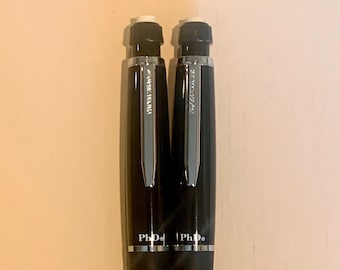 Paper Mate PhD Mechanical Pencils: Black & Chrome Trim, .5mm (NOS)