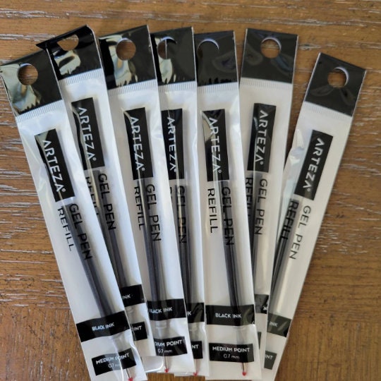 Arteza Acrylic Markers, Space Black A003 - 3 Pack