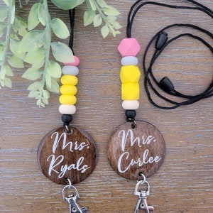 Teacher Lanyard, Lanyard, Teacher Gift, Teacher Pencil Lanyard, Gifts for her