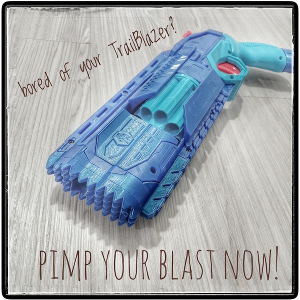 3D Printable Nerf Trailblazer Body Kit - Digital STL Files only