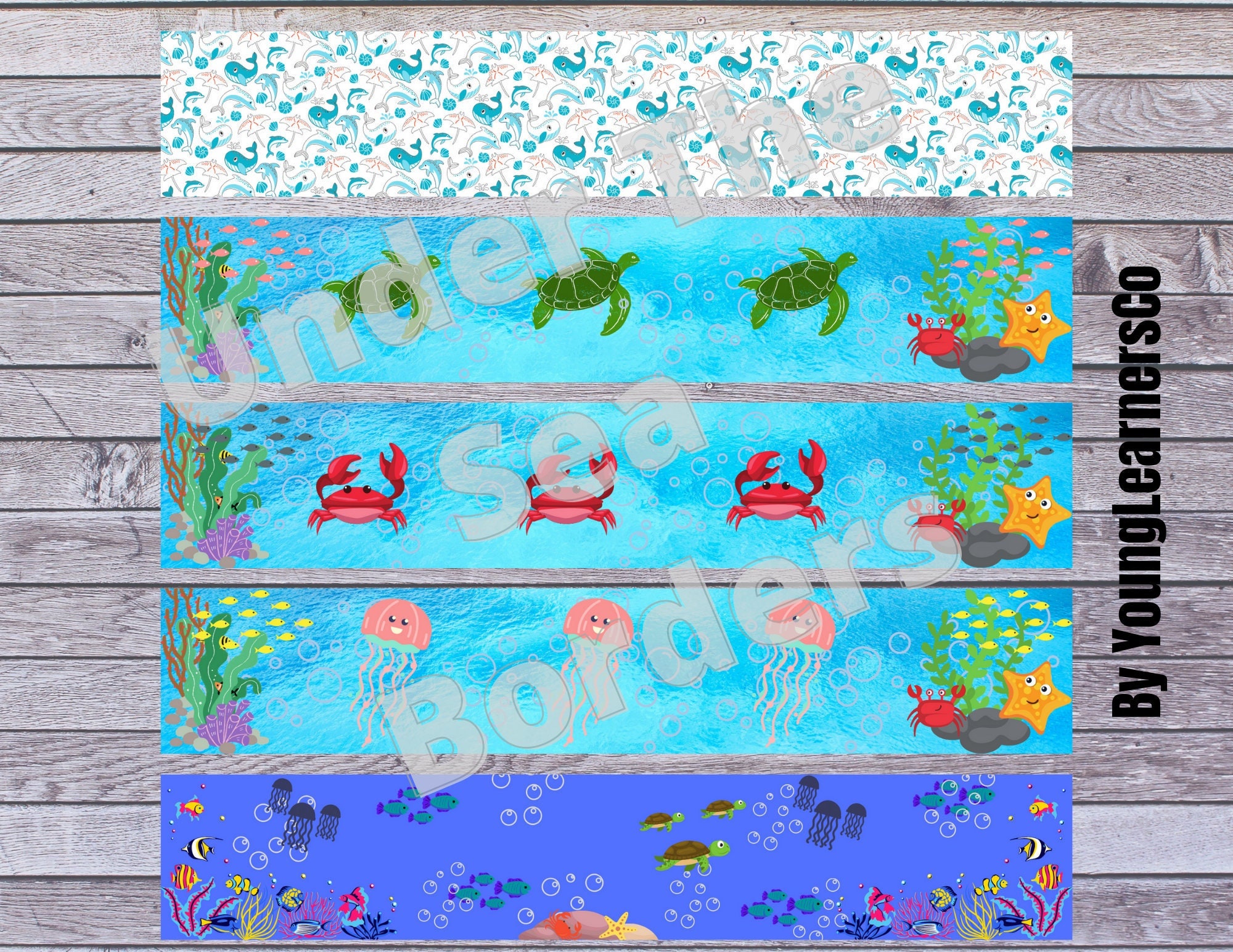 Under the Sea Bulletin Board Borders for Classrooms Etsy