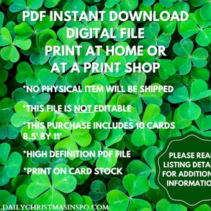 St Patricks Day Game Bundle Printable St Patrick's Day Games For Kids & Friends St Patty's Day Family Activities Printable Party Games image 7
