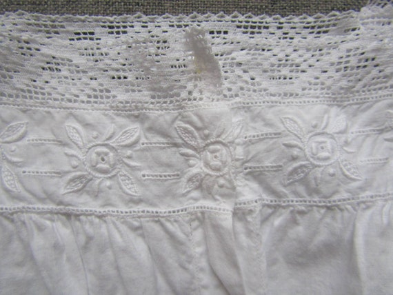 Antique French Edwardian corset cover - image 3